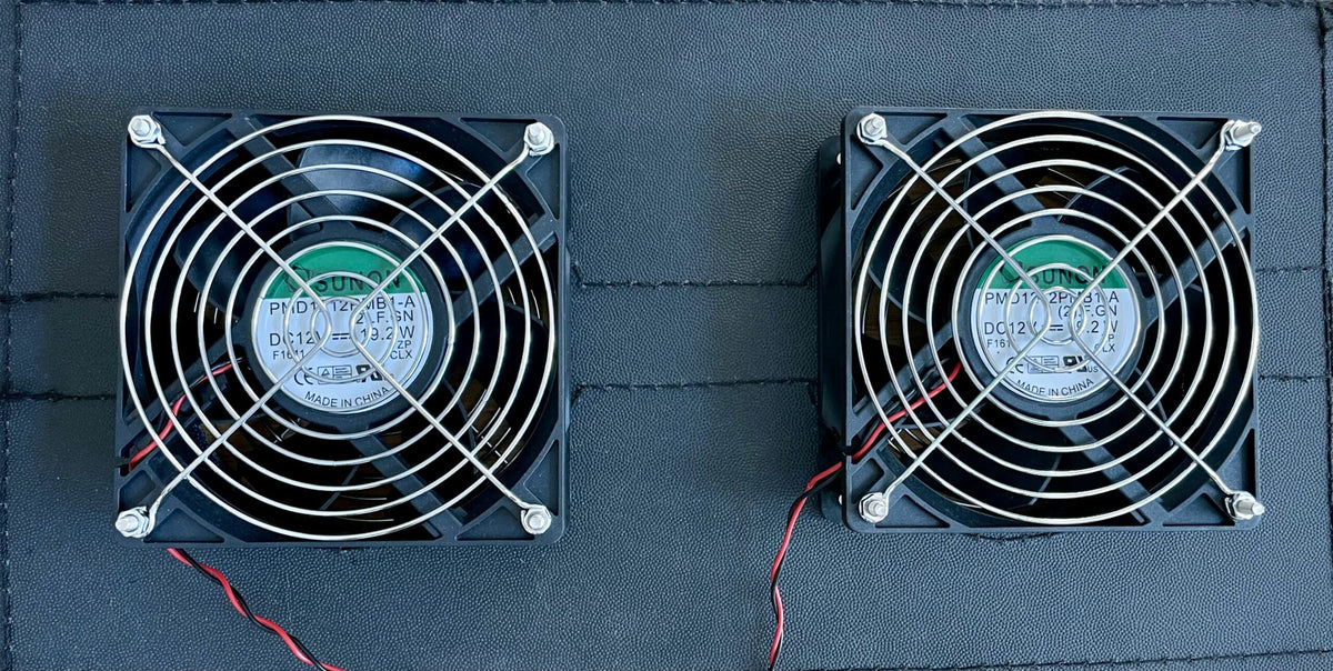 2 Replacement Fans and Panel Kit Outdoor Car Shield – InTheGarage